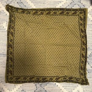 Green Patterned Bandana Top